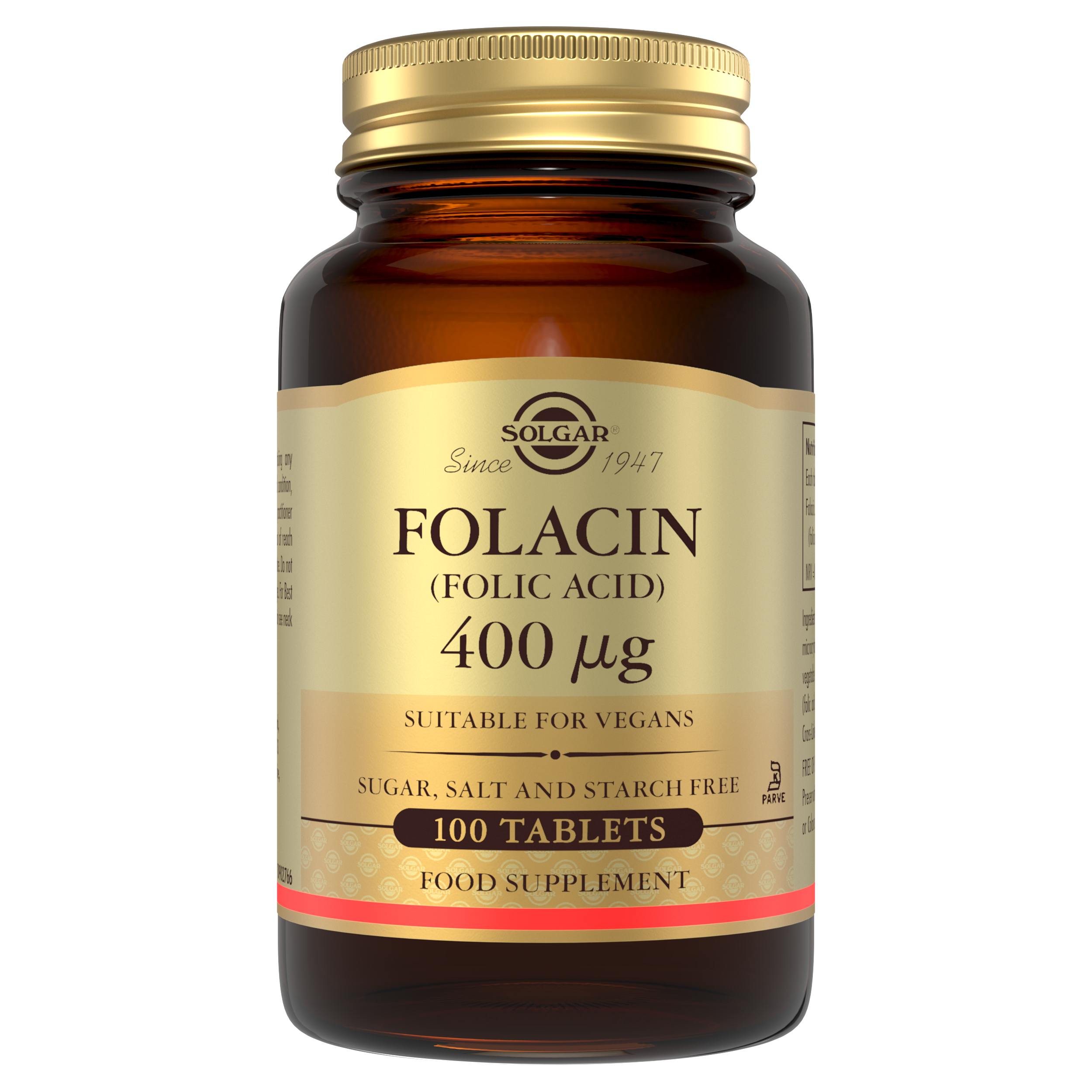 Folacin (Folic Acid) 400 mcg Tablets
