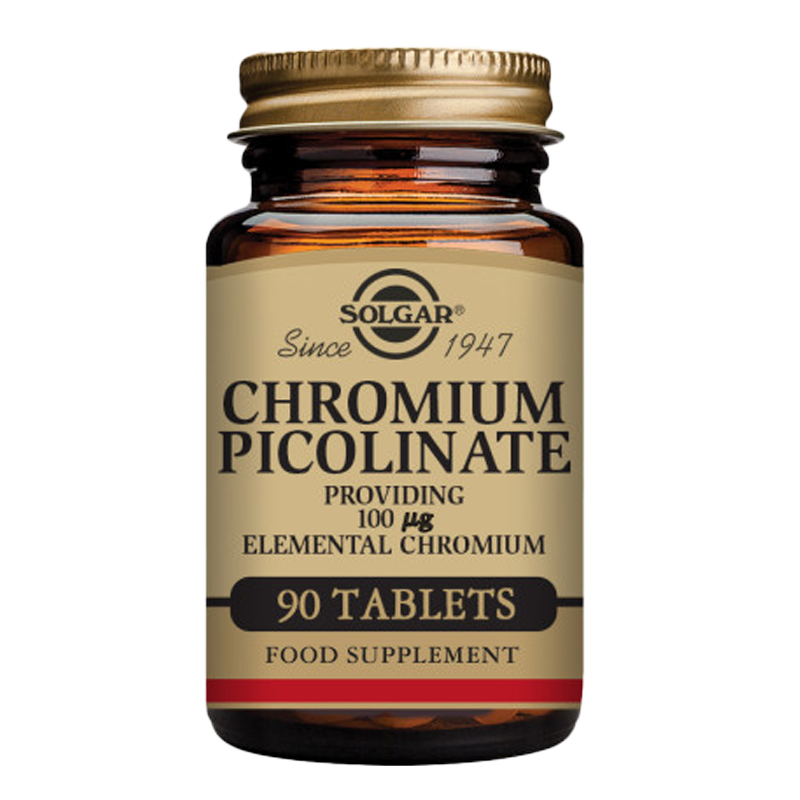 Chromium Picolinate 100 mcg Tablets - Pack of 90