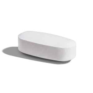 Singular Solgar L-Lysine supplement on a white surface
