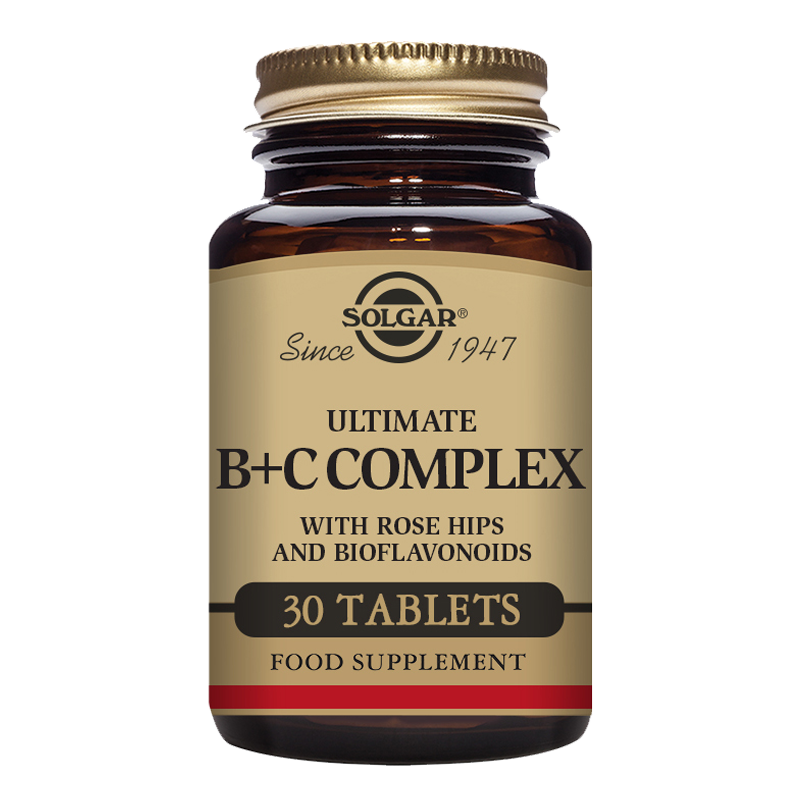 Solgar Ultimate B+C with rose hips tablets