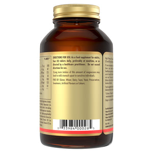 Solgar Ultimate Bone Support supplement bottle showing directions for use