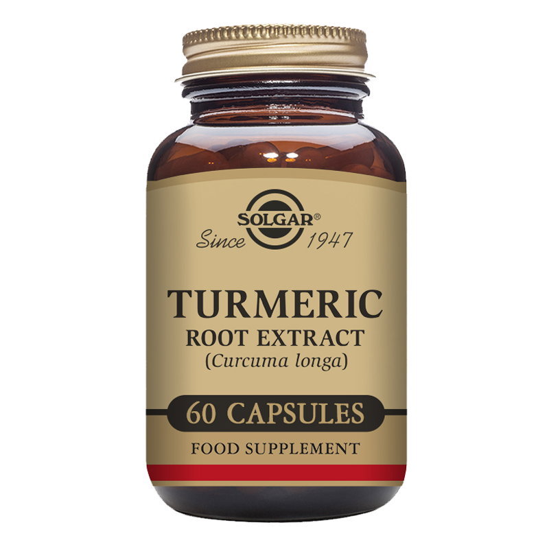 Turmeric Root Extract Vegetable Capsules - Pack of 60