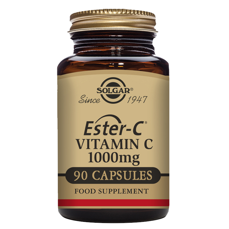 Solgar Ester-C Vitamin C 1000 mg Capsules Pack of 90 Solgar Gold  Standard Vitamins  Supplements