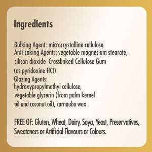 Magnesium with Vitamin B6 Tablets - Pack of 100