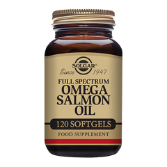 Solgar® Full Spectrum Omega Salmon Oil Softgels - Pack of 120