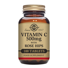 Vitamin C 500 mg with Rose Hips Tablets - Pack of 100