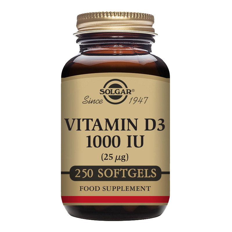 Vitamin D3 1000 IU (25 mcg) Softgels