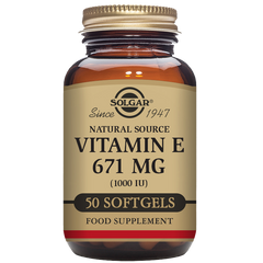 Natural Source Vitamin E 671 mg (1000 IU) Softgels