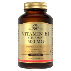 Vitamin B1 (Thiamin) 500 mg Tablets - Pack of 100