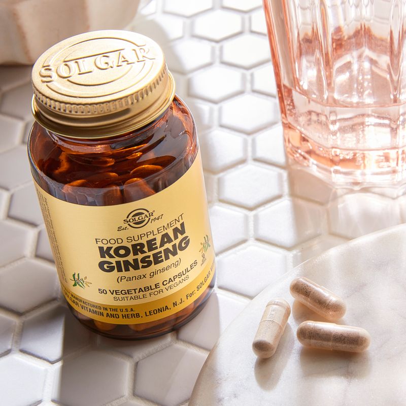 Korean Ginseng Vegetable Capsules - Pack of 50