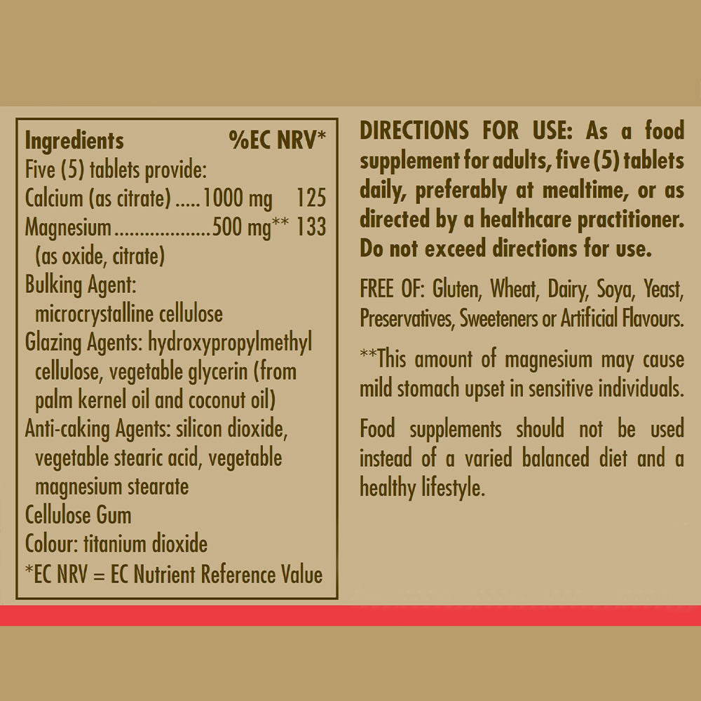 Calcium Magnesium Citrate Tablets