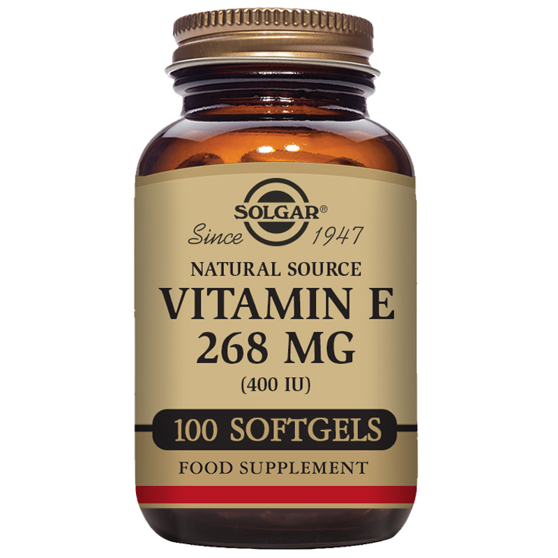 Natural Source Vitamin E 268 mg (400 IU) Softgels