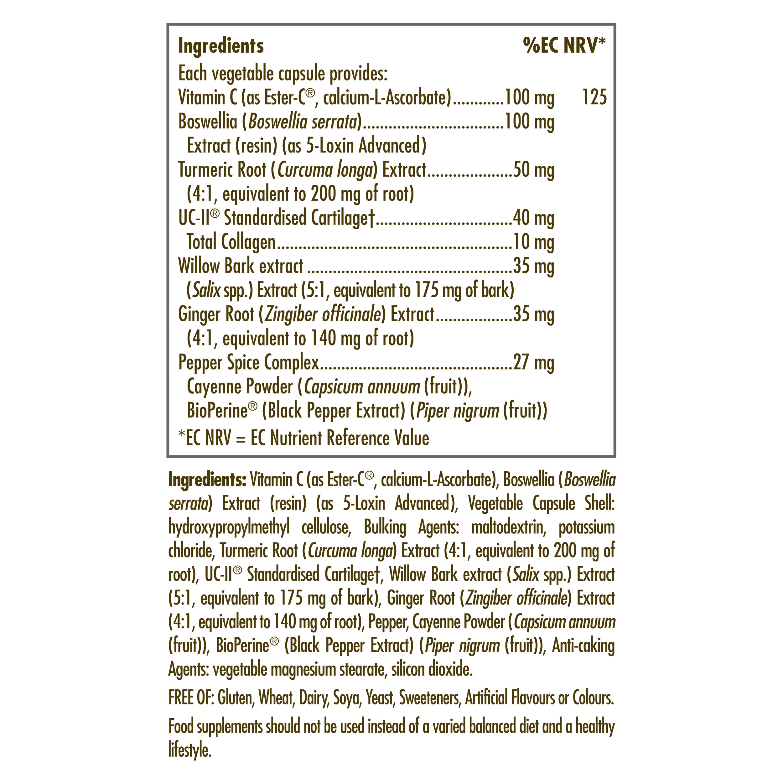 Solgar 7 Joint Support Vegetable Capsules