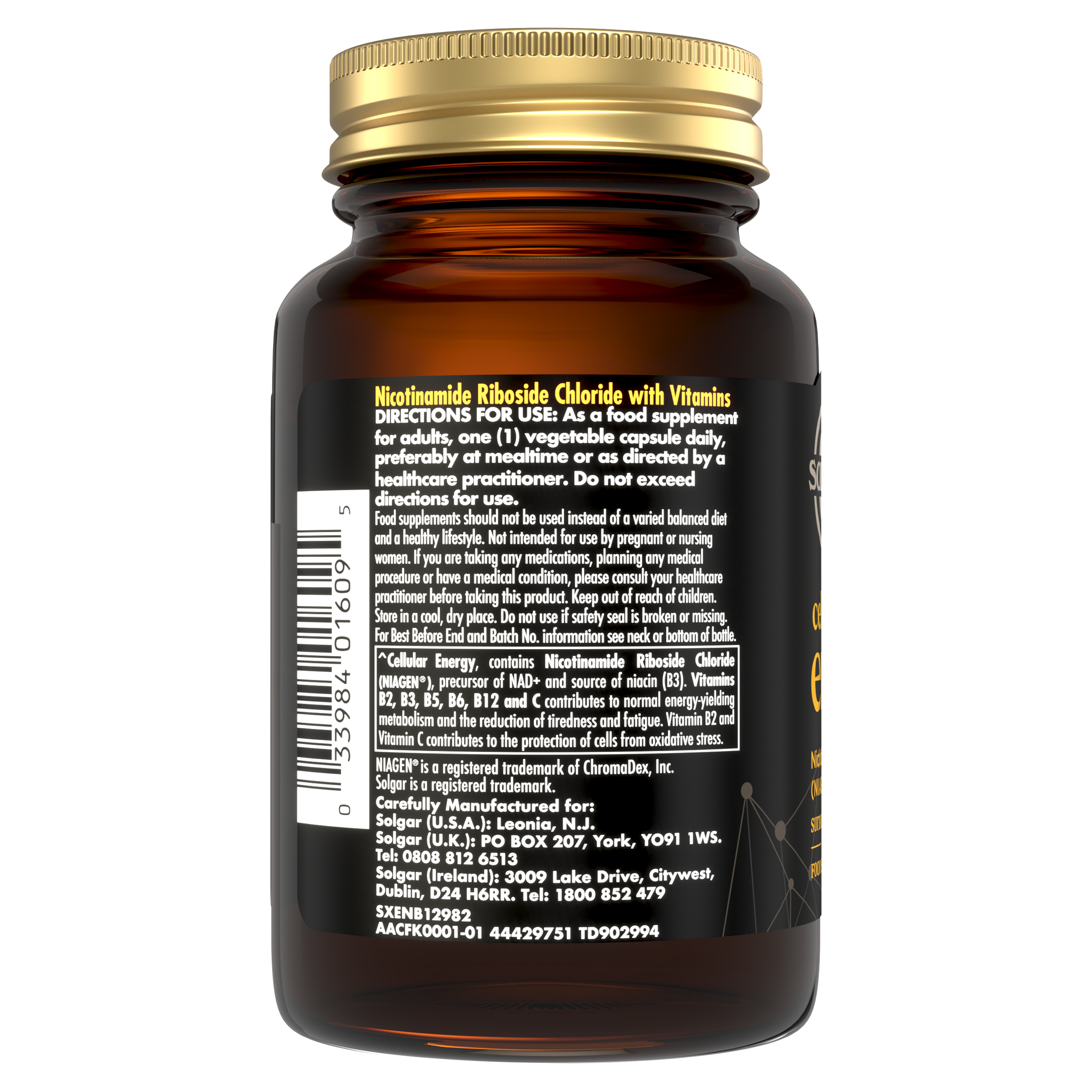 Solgar® Cellular Energy Vegetable Capsules - Pack of 28