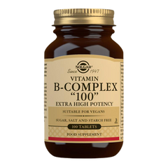 Vitamin B-Complex ''100'' Extra High Potency Tablets - Pack of 100-Vitamins-Solgar
