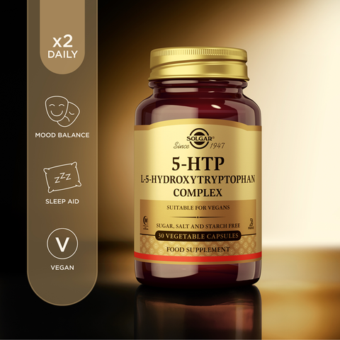 5 HTP L 5 Hydroxytryptophan Complex Vegetable Capsules