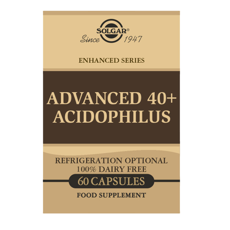 Solgar Advanced 40+ Acidophilus Vegetable Capsules