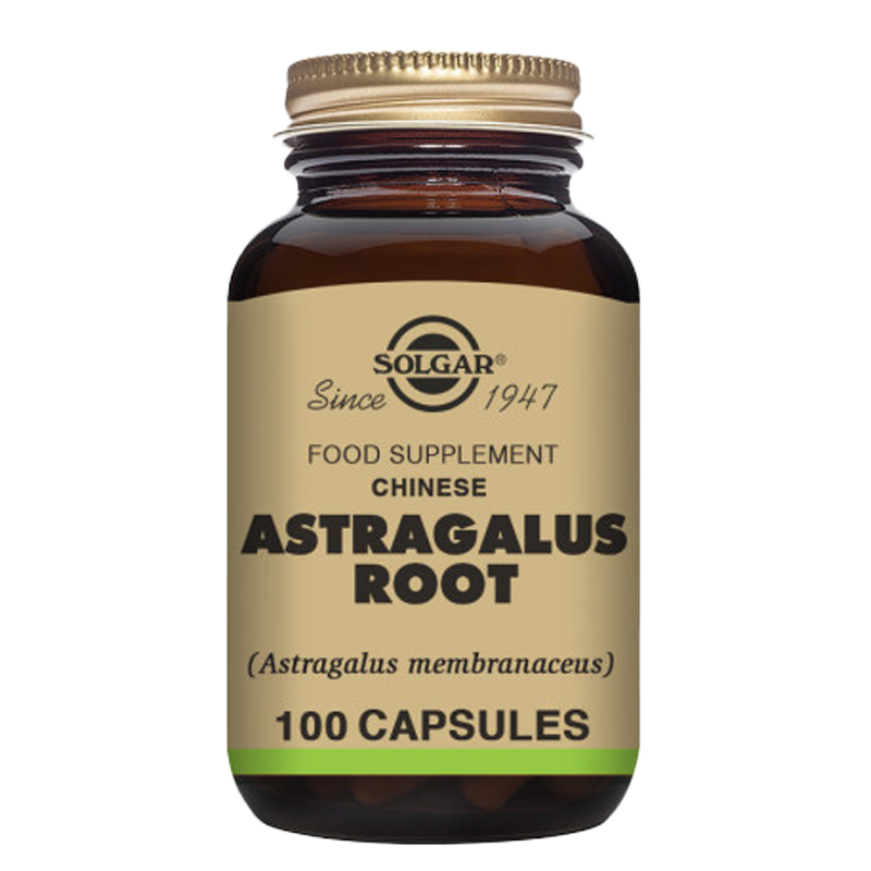 Chinese Astragalus Root Vegetable Capsules - Pack of 100