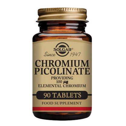 Chromium Picolinate 100 mcg Tablets - Pack of 90