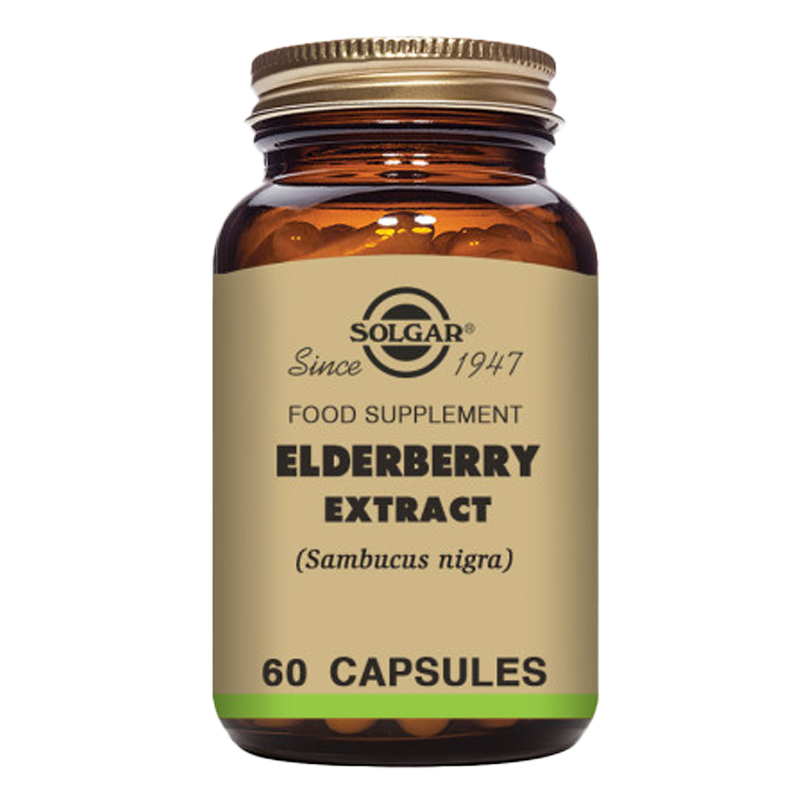 Elderberry Extract Vegetable Capsules - Pack of 60