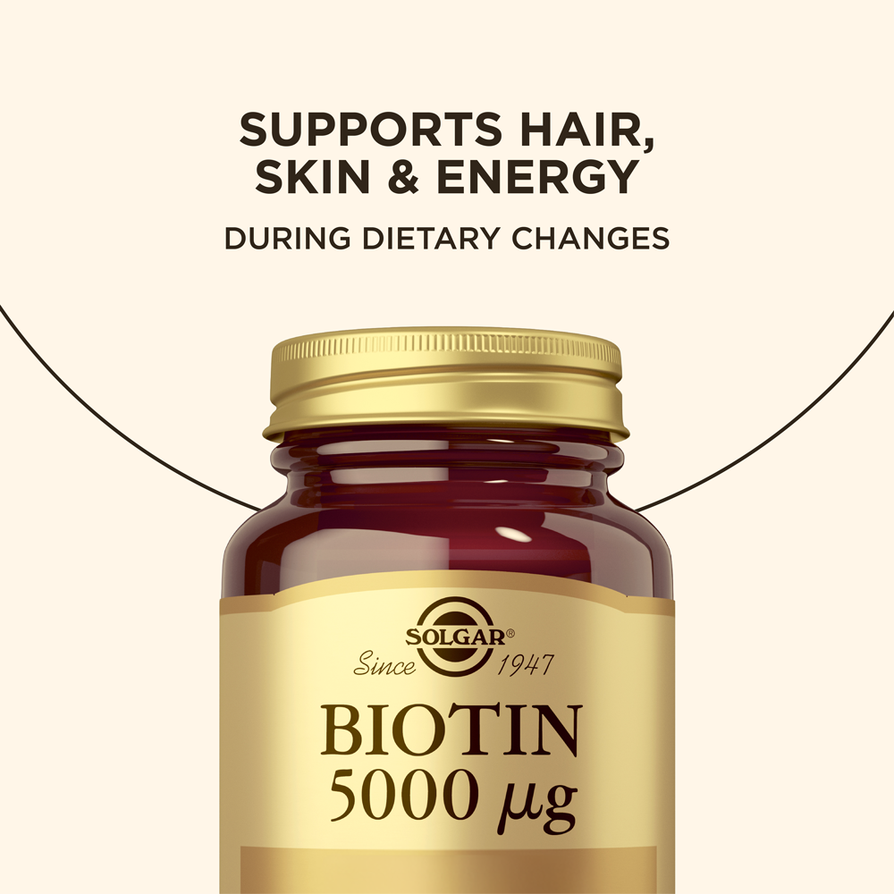 Biotin 5000 mcg Vegetable Capsules