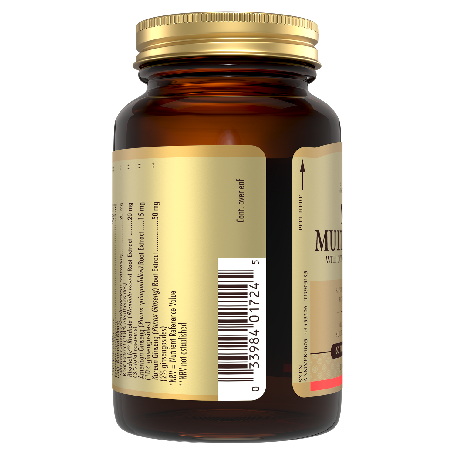 Male Multiple Multivitamin Tablets