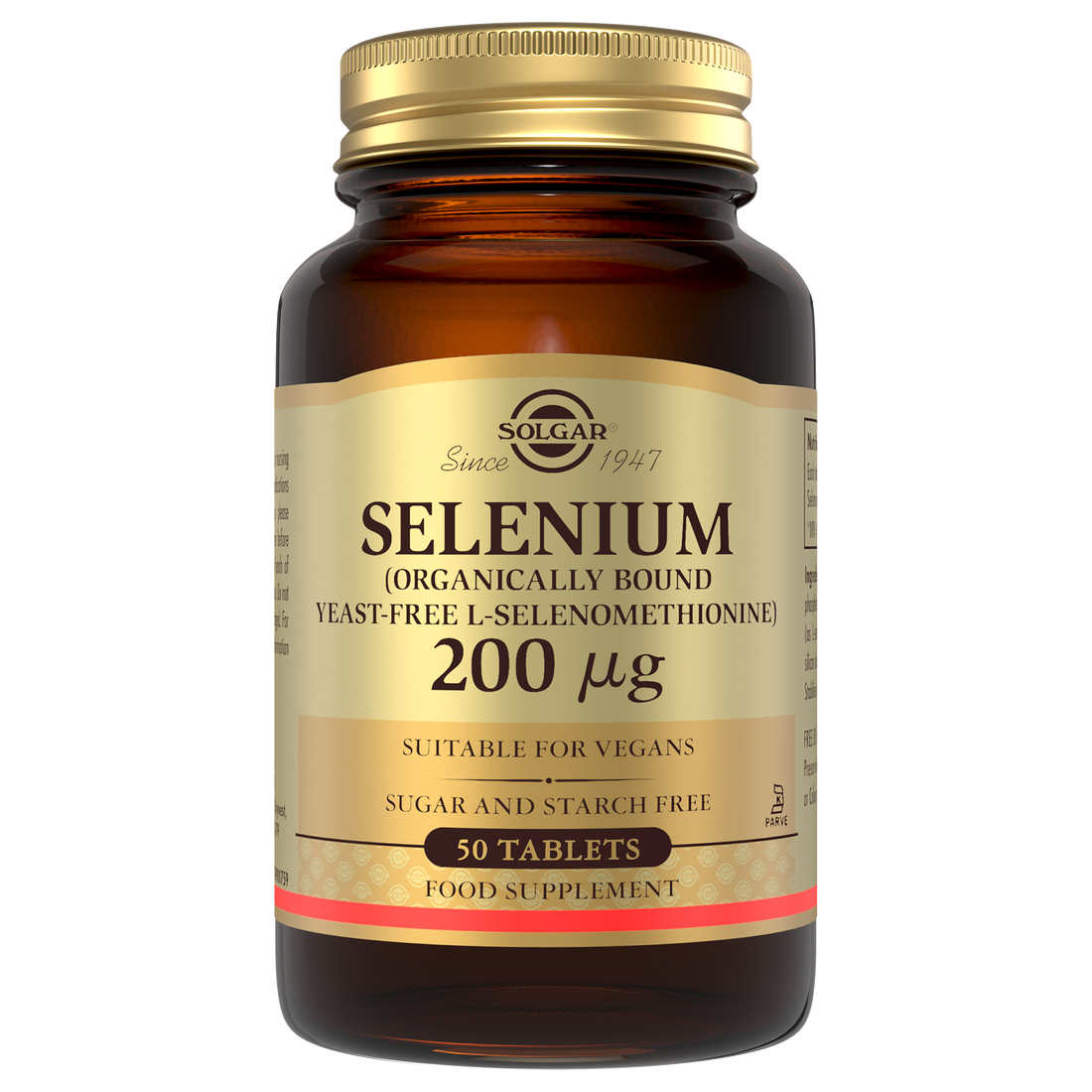 Selenium (Yeast-Free) 200 mcg Tablets
