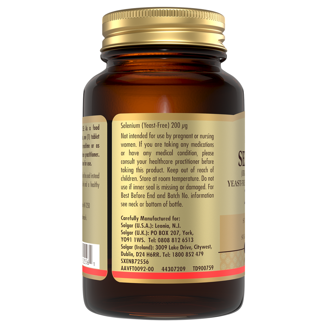 Selenium (Yeast-Free) 200 mcg Tablets