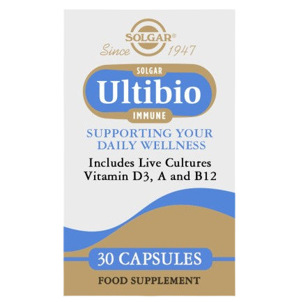 Solgar Ultibio vitamin d3 capsules in a white and blue box