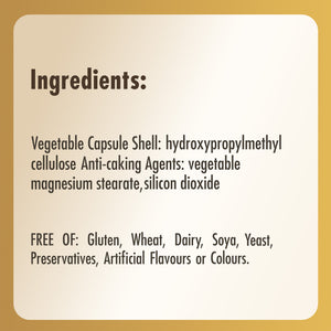 Ingredients label for a bottle of Solgar Choline 350 MG capsules