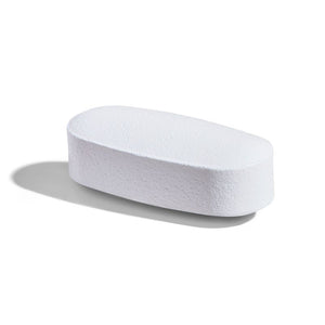 Singular Solgar Magnesium Citrate supplement on a white surface 