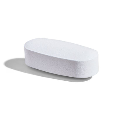 Singular Solgar Magnesium Citrate supplement on a white surface 