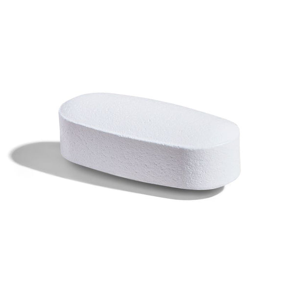 Singular Solgar Magnesium Citrate supplement on a white surface 