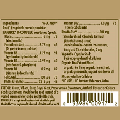 Ingredients list for Solgar Ultimate Calm daily support capsules