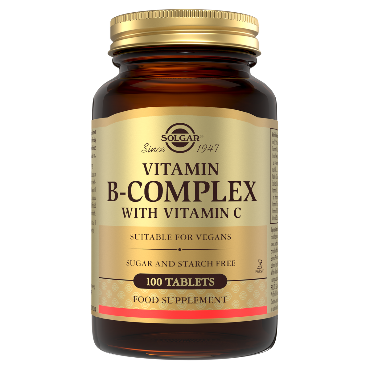 Solgar vitamin b complex with vitamin c tablets