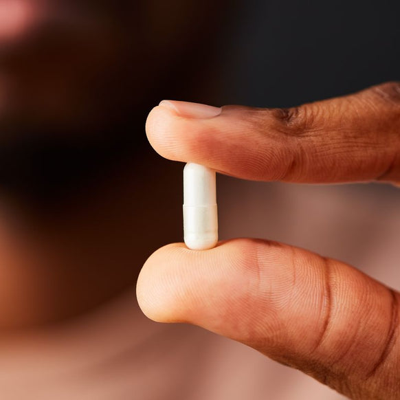 Solgar Vitamin D3 supplement in a person's hand