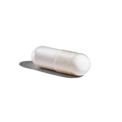 Singular Solgar Vitamin D3 supplement on a white surface
