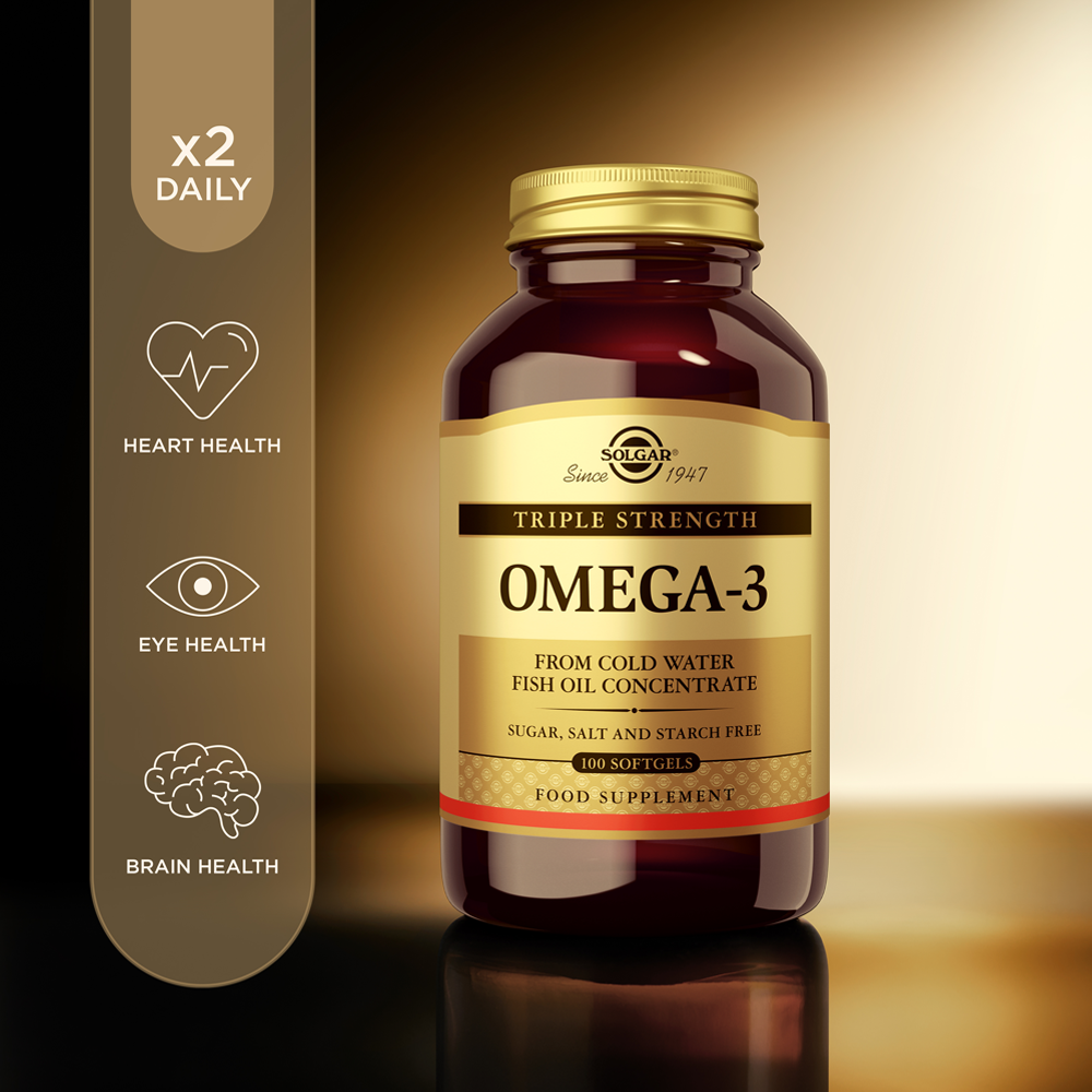 Solgar Triple Strength Omega-3 Softgels