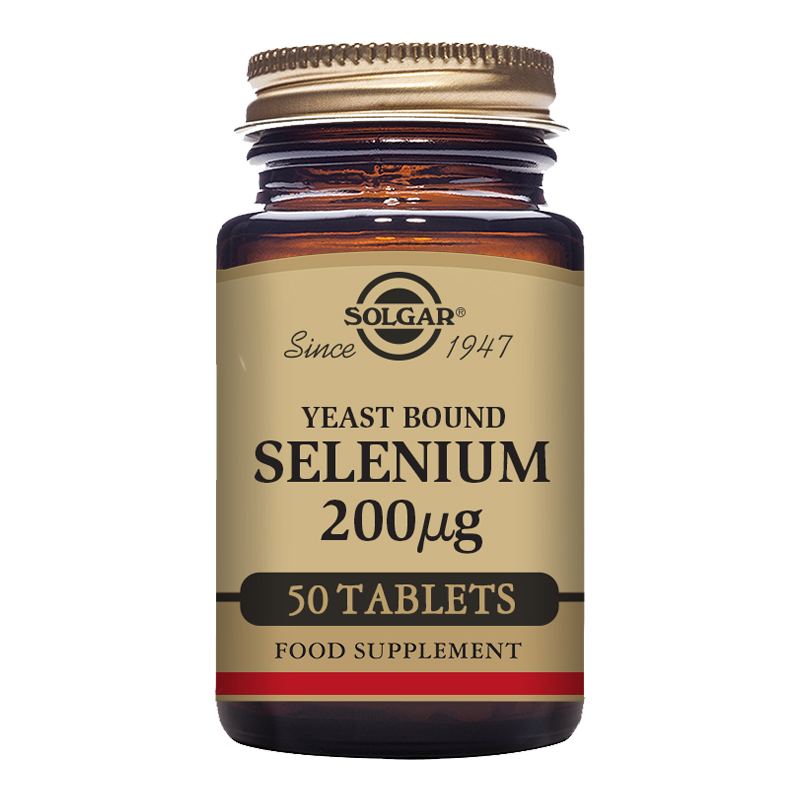 Yeast Bound Selenium 200 mcg Tablets - Pack of 50