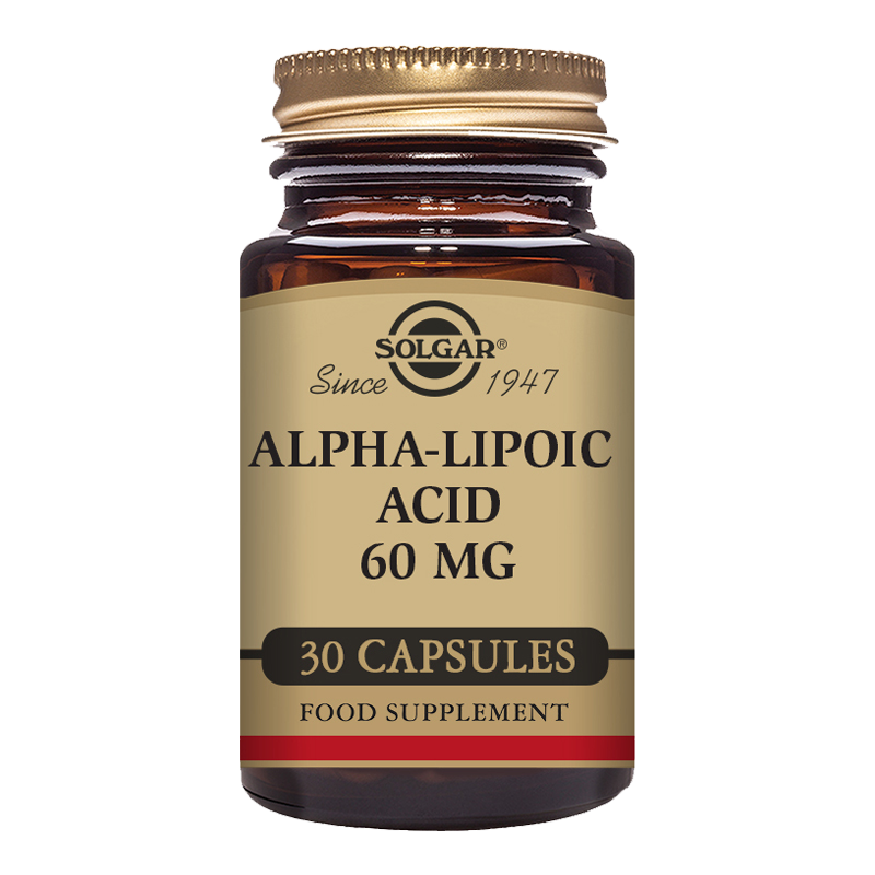 Alpha-Lipoic Acid 60 mg Vegetable Capsules - Pack of 30
