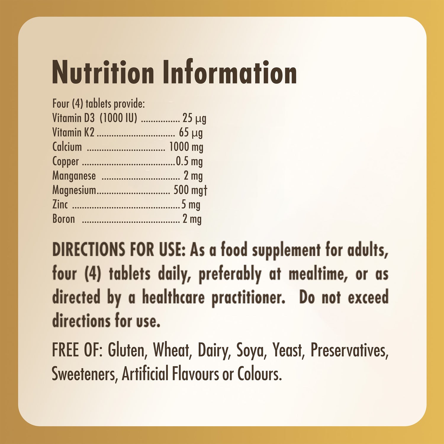 Ultimate Bone Support Tablets - Pack of 120