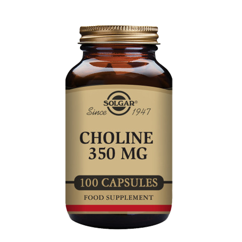 Choline 350 mg Vegetable Capsules - Pack of 100