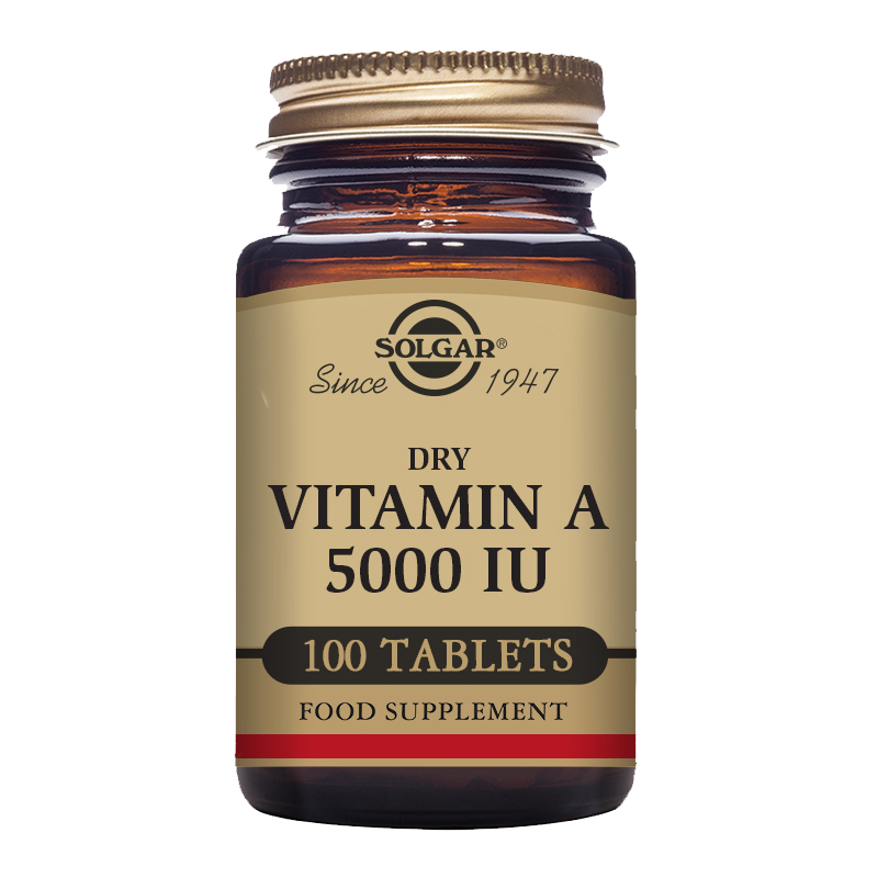 Dry Vitamin A 5000 IU Tablets - Pack of 100