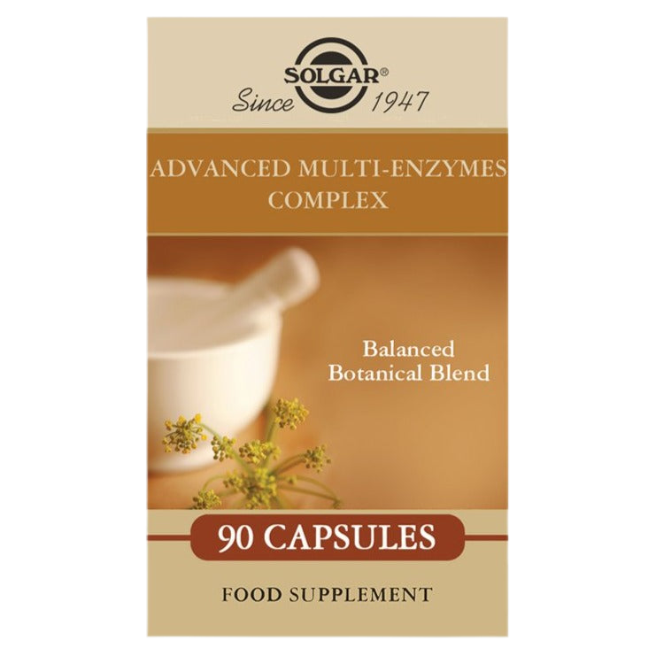 Advanced Multi-Enzyme Complex Vegetable Capsules - Pack of 90