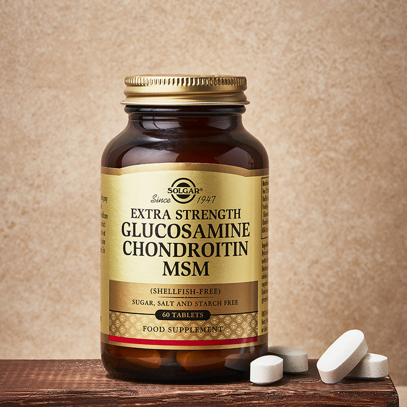 Solgar Extra Strength Glucosamine Chondroitin MSM Tablets