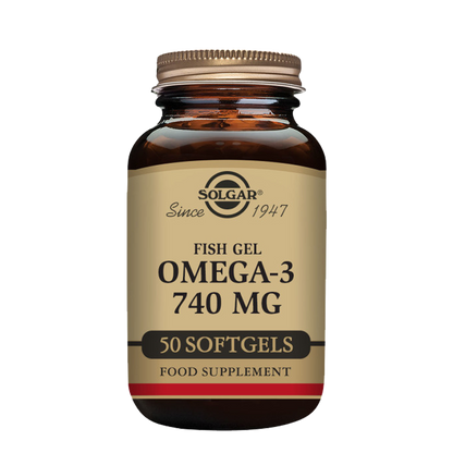 Fish Gel Omega-3 740 mg Softgels - Pack of 50