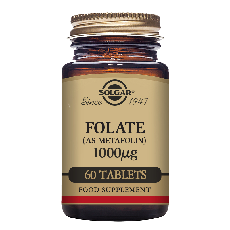 Folate (as Metafolin) 1000 mcg Tablets - Pack of 60