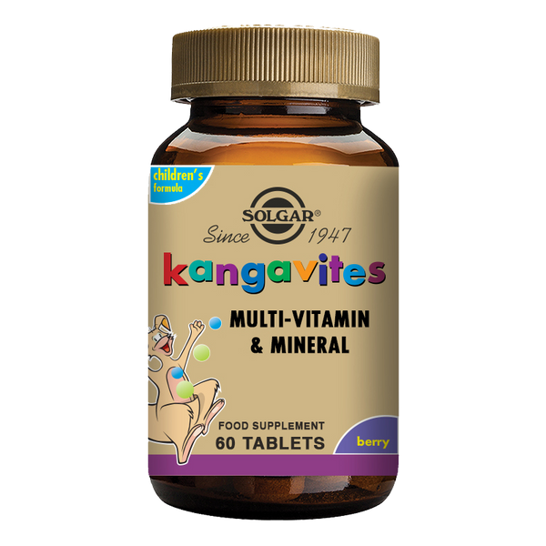 Kangavites Bouncing Berry Complete (3+) Multivitamin and Mineral Formula Chewable Tablets