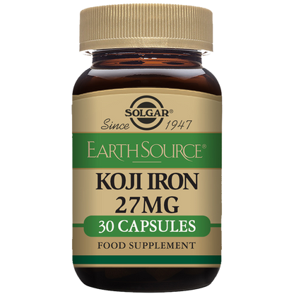 Earth Source Food Fermented Koji Iron 27 mg - Pack of 30