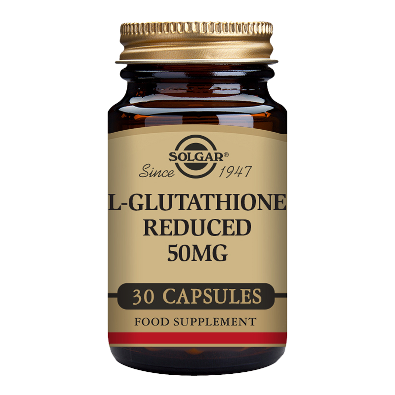 L-Glutathione Reduced 50 mg Vegetable Capsules - Pack of 30